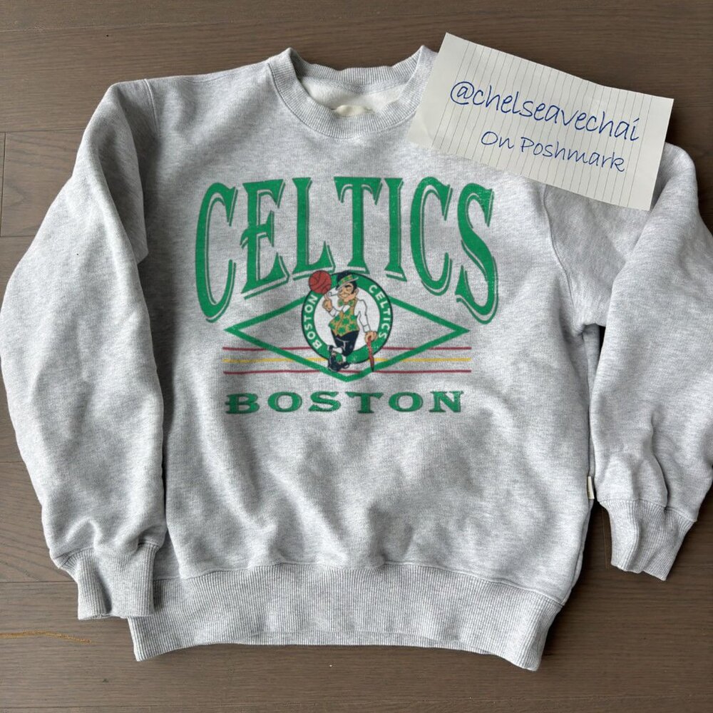 Vintage Boston Celtics Basketball Sweatshirt, Retro 90s Boston Celtics Shirt Tee